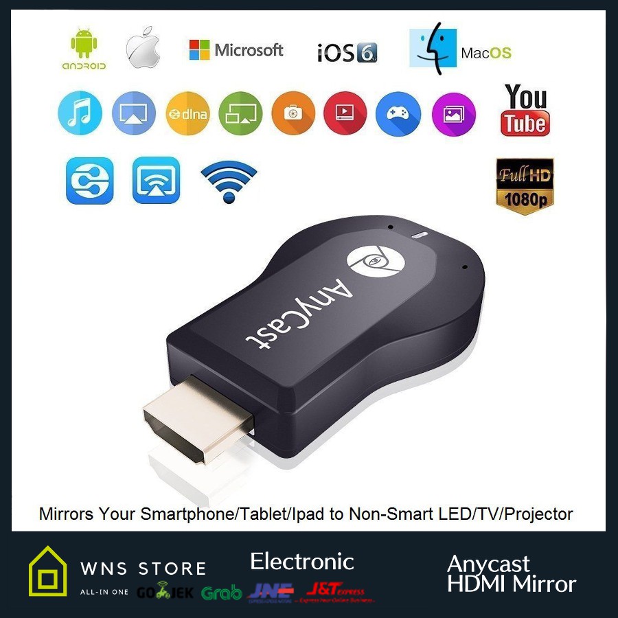Wireless HDMI Dongle Anycast | Shopee Indonesia