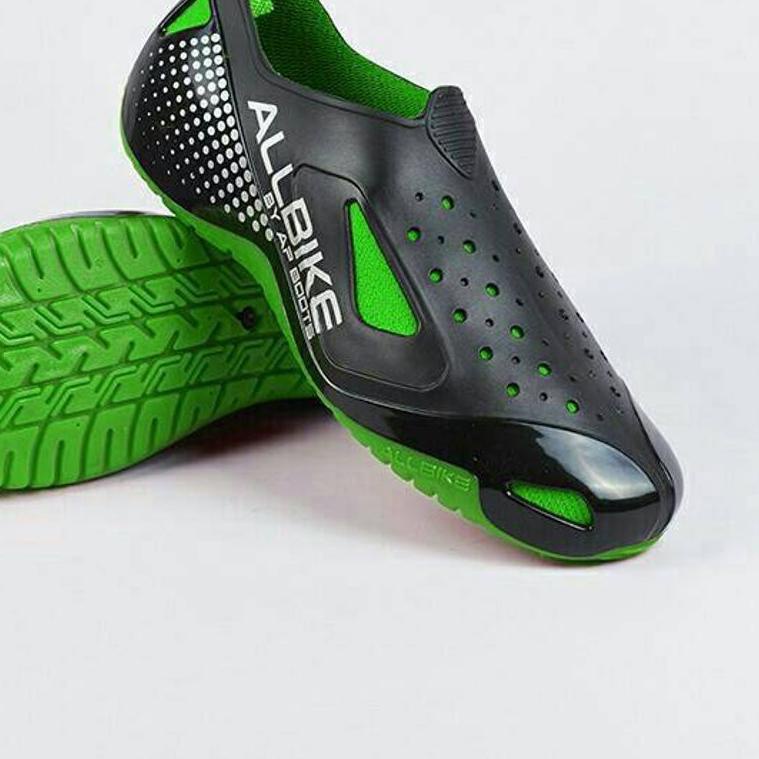 ➬ sepatu allbike green Hijau AP Boots ✶