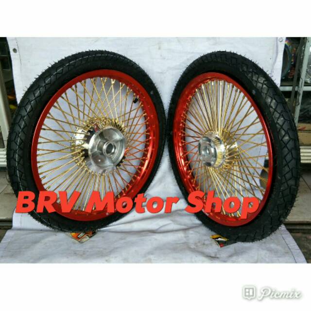 Velg Jari Jari Seribu Jupiter Vega Zr Mx New Jupiter Burhan - Velg Jupiter Ples Ban Full Set Ring 17