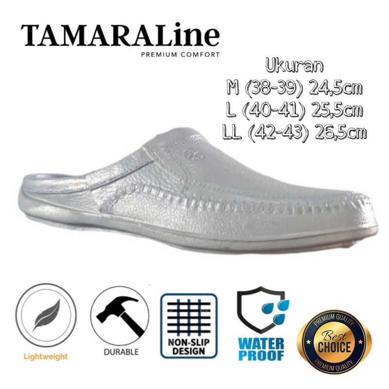 Sandal Sepatu Selop Karet Pria Anti licin Murah Promo TAMARALine 195