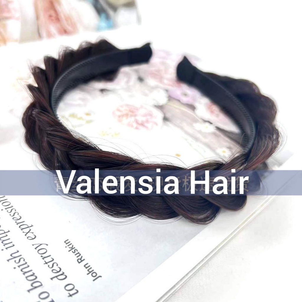 hairclip bando rambut kepang murah