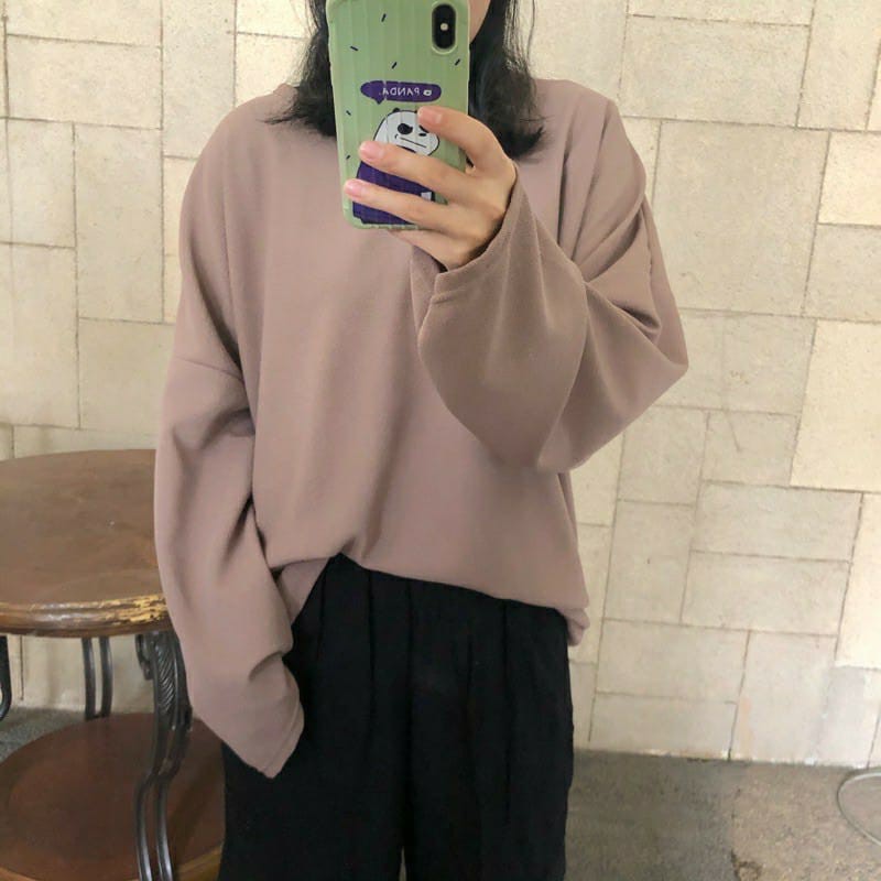 GFS LT LOOSE OVERSIZE BASIC LONGSLEEVE