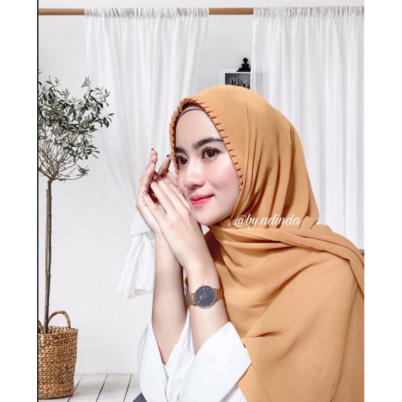 PASHMINA LIPIT kcb pasmina Tali Diamond Italiano hijab jilbab instant