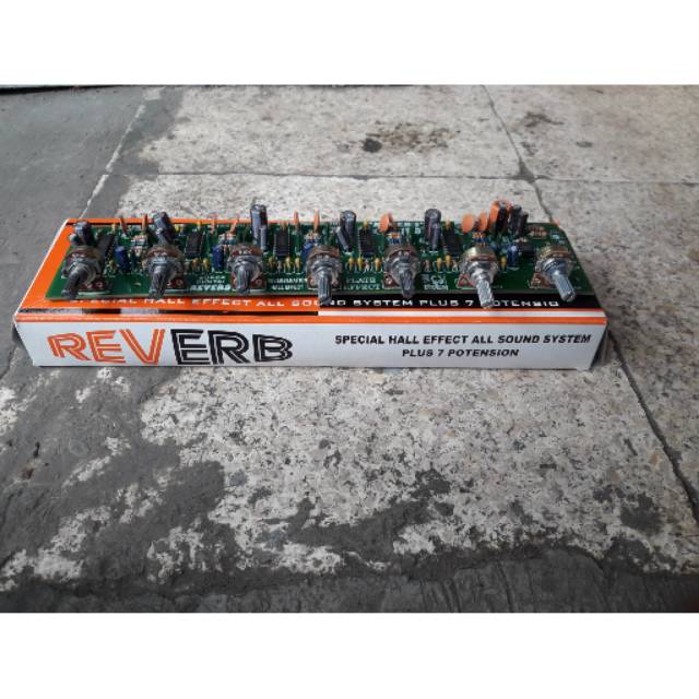 Kit echo reverb 7 potensio kit audio rakitan 283