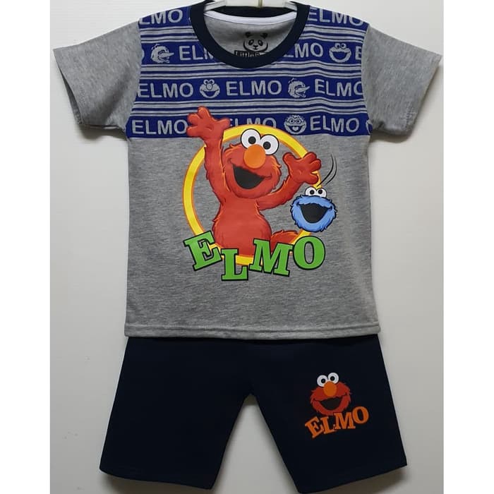 Baju  Setelan Kaos  Anak  ELMO Cowok Laki  Laki  1 10  tahun  