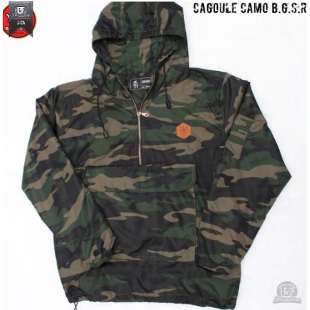BGSR Jaket Cagoule Camo /Jaket Parasut Murah / Jaket Waterproof / Jaket Motor / Jaket Running