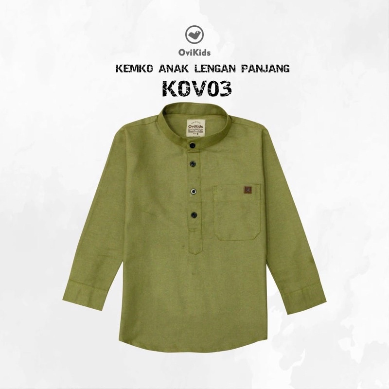 KEMEJA KOKO ANAK LENGAN PANJANG OVIKIDS