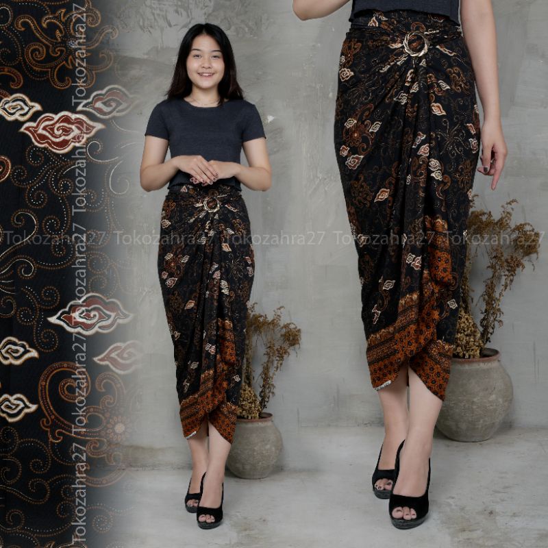 Rok Kondangan Bawahan Kebaya Motif Mega mendung By Zahratul27