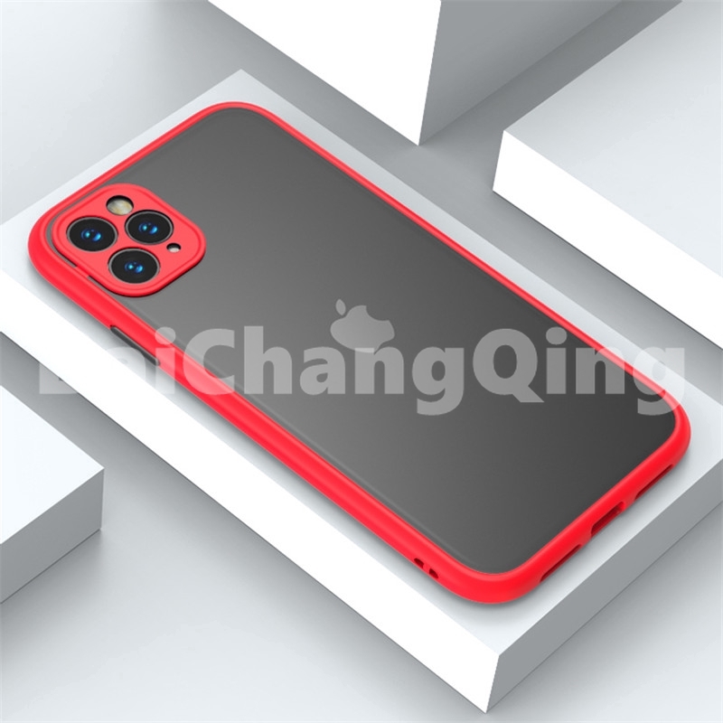 Camera Lens Protection Phone Case Matte PC Back Cover For iPhone 11 11 Pro Max 6 6S 7 8 Plus X XS Max XR Perlindungan lensa