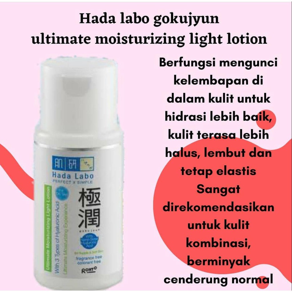 ⭐BAGUS⭐ HADALABO GOKUJYUN SERIES | Hada labo Face Wash / Lotion Face Mist