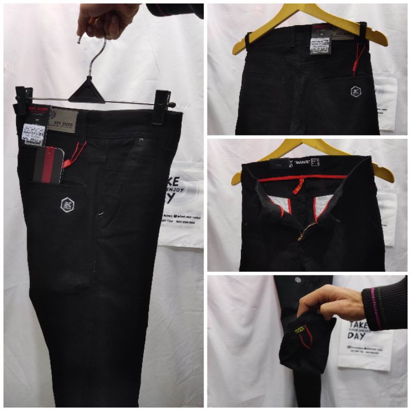 Chino Panjang Pria Oxy Hugo Slim Fit / Celana Chino Soft Halus