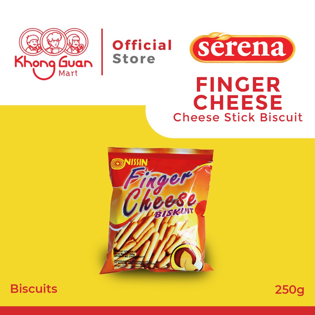 

NISSIN Finger Cheese Pack 250 Gram