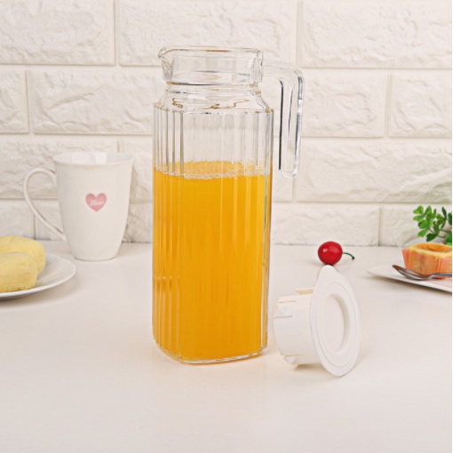 Teko Kaca Bening Pitcher Kaca Pitcher Jus 1.1L