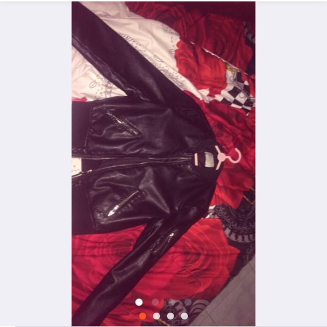 bershka leather jacket