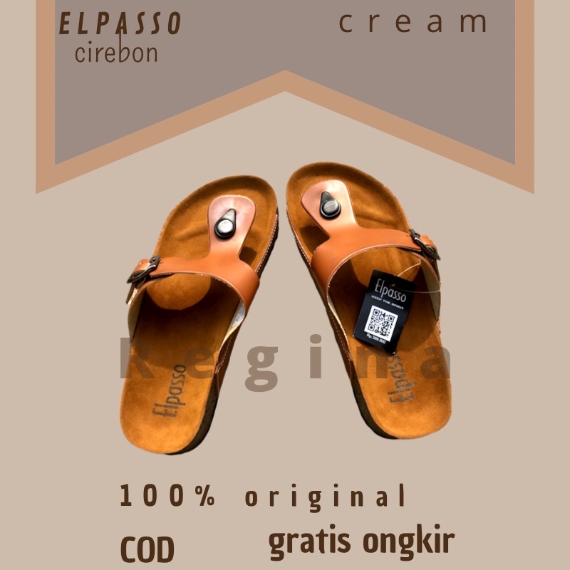 elpasso sendal kulit flat sandal  casual wanita sendal premium sandal  berkualitas