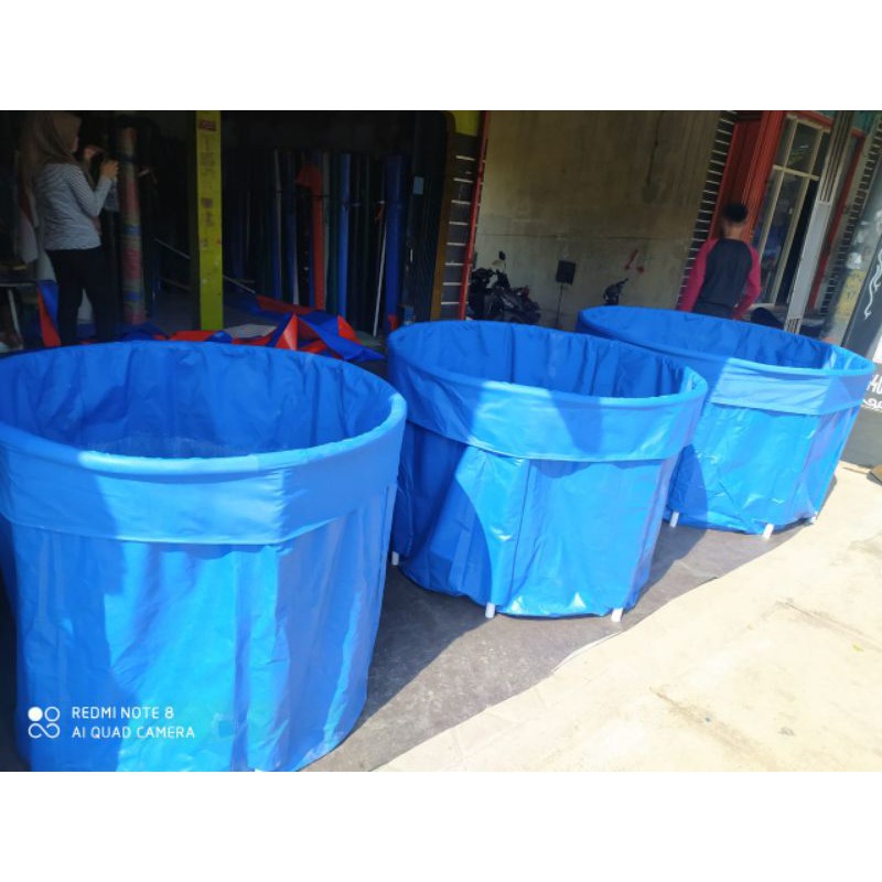 vat kolam terpal orchid+rangka