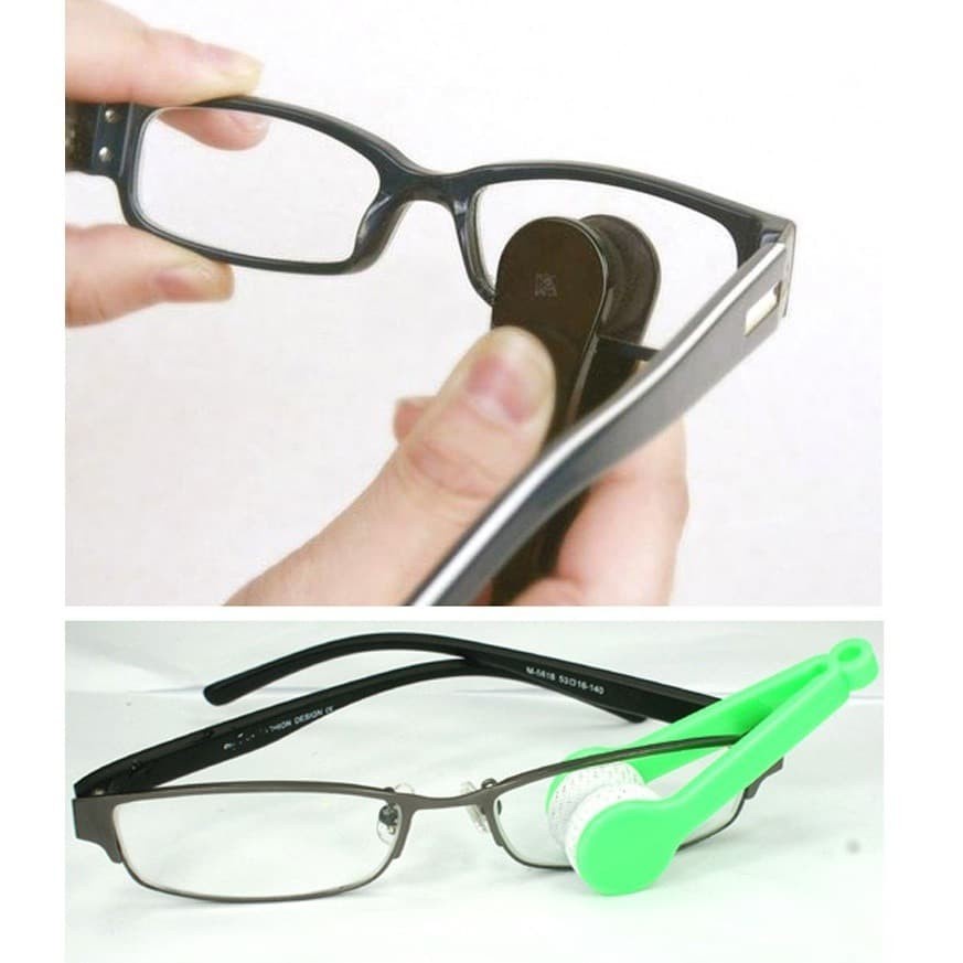 Microfiber Lap Jepit Untuk Pembersih Lensa Kacamata Alat Pembersih Kacamata