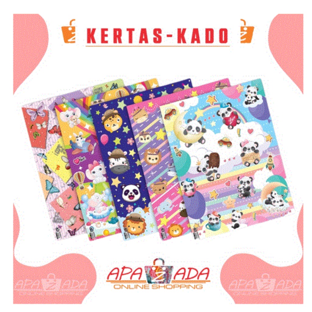 

Kertas Kado Grosir Murah Motif Mix isi 20pc / Terima Bungkus Kado Untuk Pengiriman Hadiah Murah Berkualitas Bisa Cod geminishop16