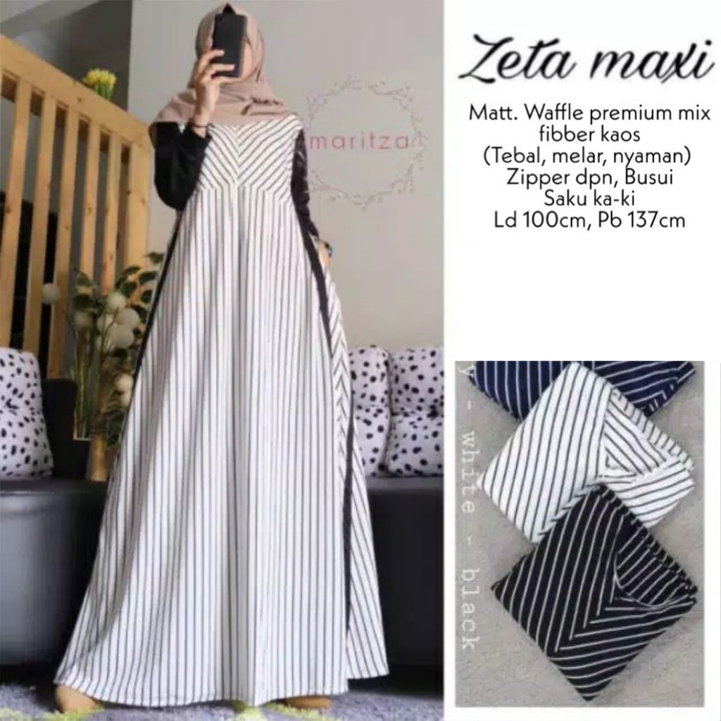 ZETA MAXY // GAMIS MURAH // FASHION MUSLIM