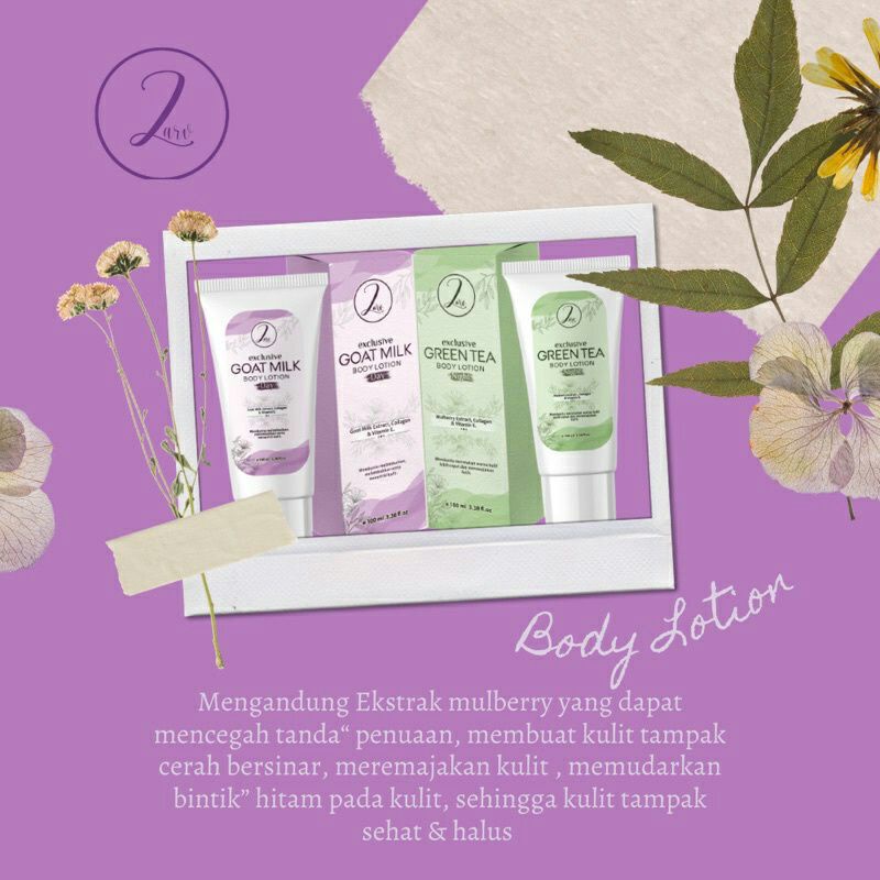 TERBATAS ❗❗ ZARV BODY LOTION WHITENING /LOTION PEMUTIH By zarv Skincare