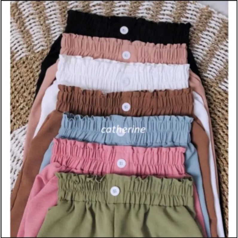 Celana Button Pants / Dorby Pants Celana Kulot