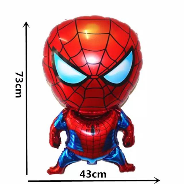 BALON FOIL KARAKTER SUPER HERO AVENGERS IRON MAN SPIDERMAN JUMBO BALON KARAKTER JUMBO