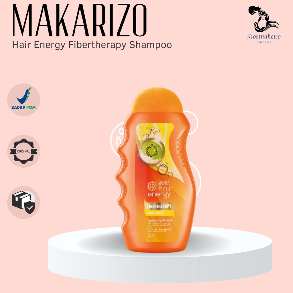 Jual Makarizo Hair Energy Fibertherapy Conditioning Shampoo Kiwi 170 Ml Shampo Sampo 