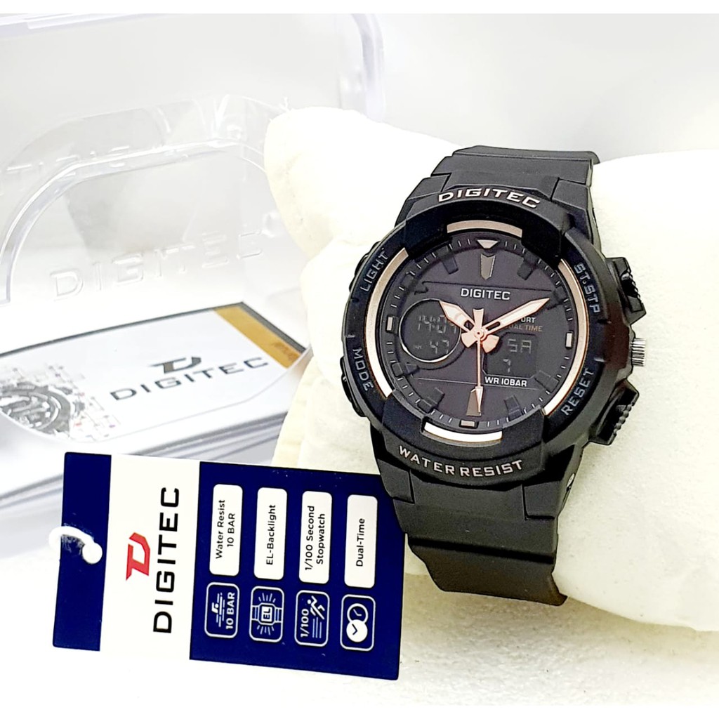 Jam Tangan Wanita Digitec DG4130 Dual Time | Jam Tangan Murah | Original Garansi Resmi.