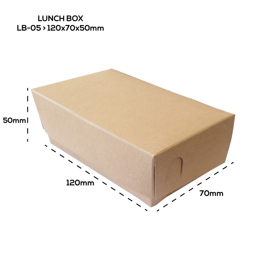 Paper Lunch Box Small Lunch Box Small (LB5K2-12X7X5 Cm)