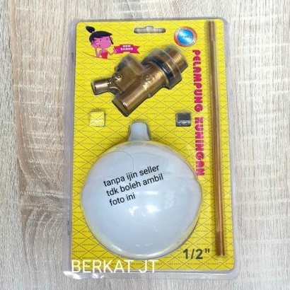 

PLAMPUNG BOLA 1/2 /PLAMPUNG OTOMATIS/PLAMPUNG LEDENG BAK AIR ( BAHAN KUNINGAN)