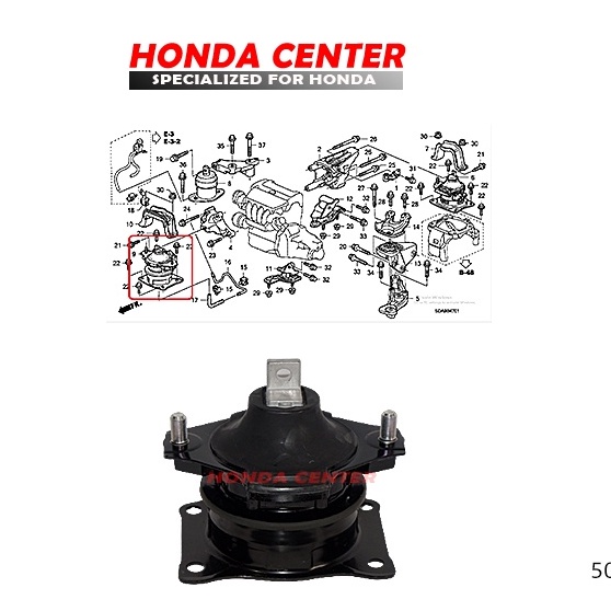 engine mounting depan accord cm5 2003-2007 gantungan mesin depan accord cm5 2003 2004 2005 2006 2007