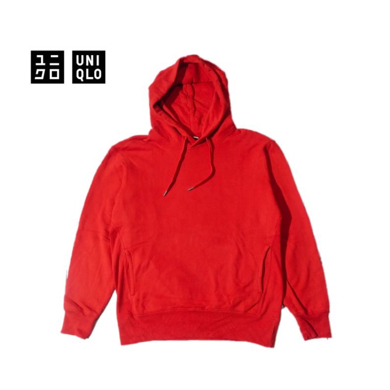 HOODIE UNIQLO BASIC POLOS ORIGINAL SECOND BRANDED