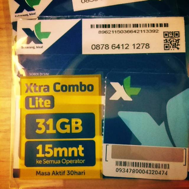 XL KUOTA 31GB KARTU PERDANA