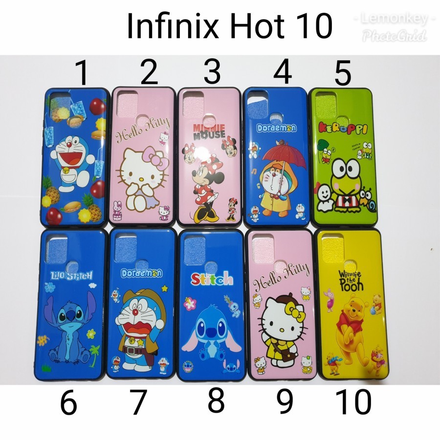 Soft case Fuze Infinix Hot 10 Motif Karakter Infinix Hot10 Disney