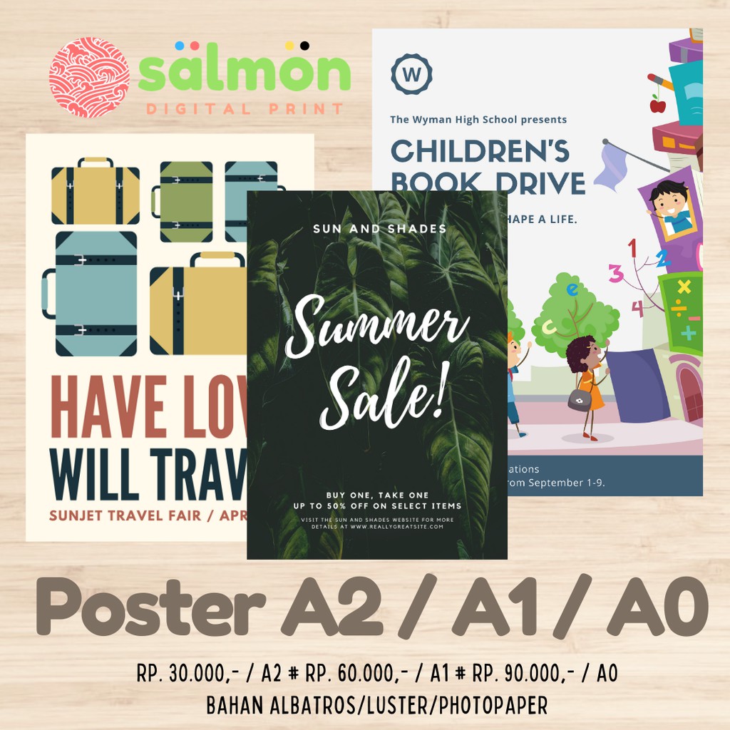 

Cetak Poster A2 / A1 / A0 - Bahan Albatros/Luster/Photopaper