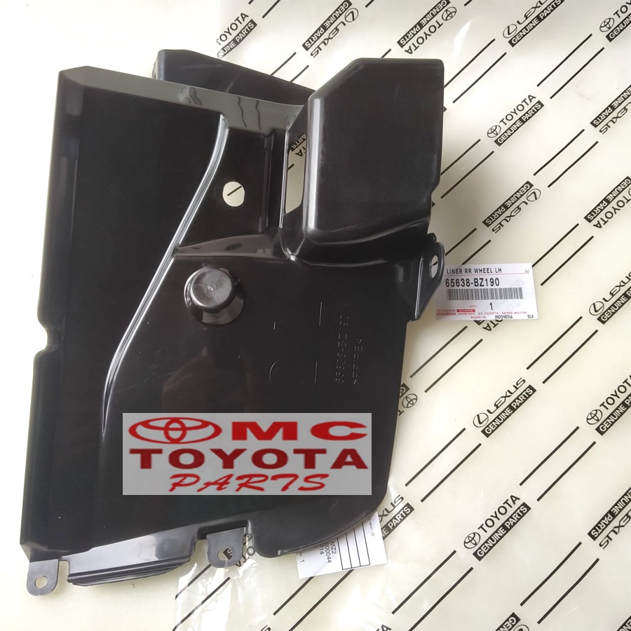 Liner Fender / Spakbor Belakang Kiri Agya Ayla 65638-BZ190