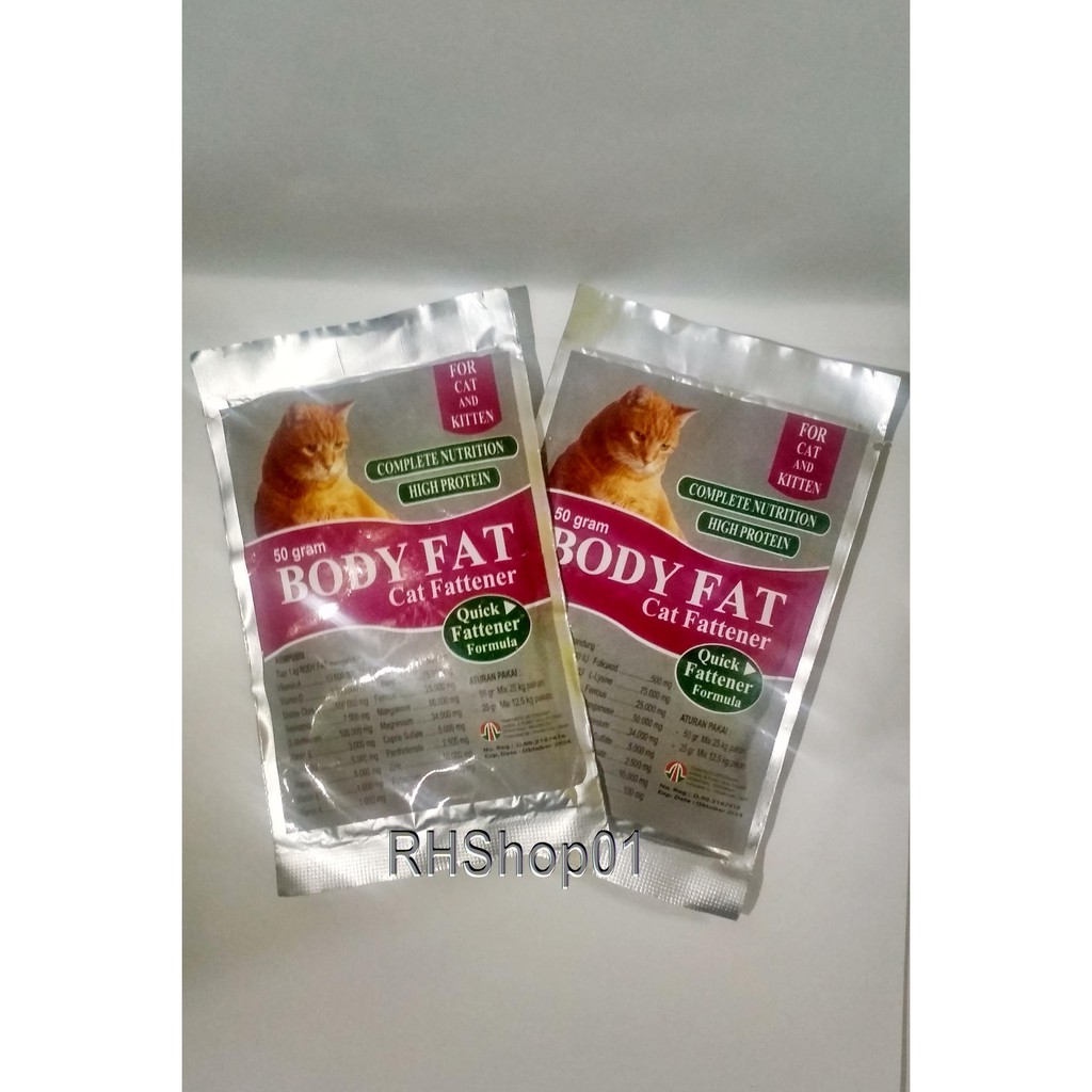 Body Fat Suplemen penggemuk kucing