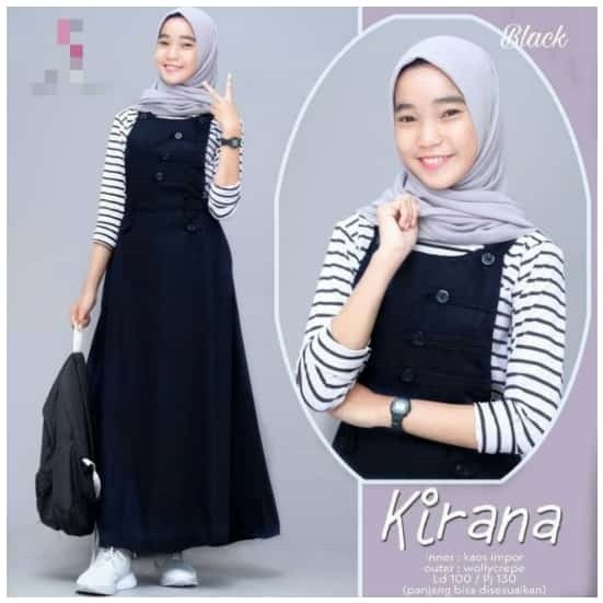 TERBARU       Overall Jumpsuit Gamis Anak Remaja Kirana