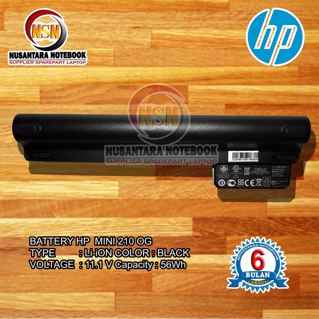 Baterai Laptop HP Mini ORIGINAL 210 210-1000