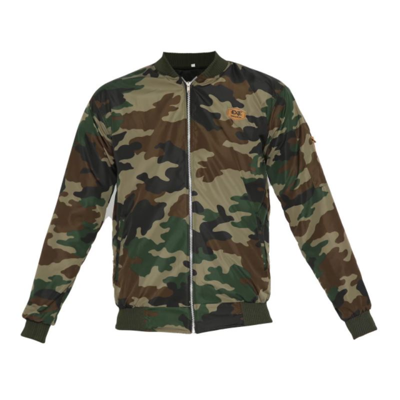 Jaket Bomber Loreng Bolak-Balik Jaket Camo Army Premium M-XXL