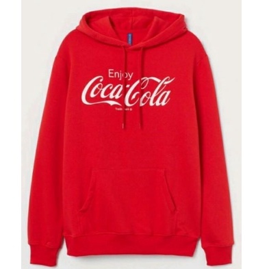 H&M HM HNM Hoodie Sweater Coca Cola Size L NEW with tag label
