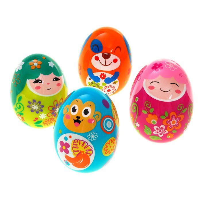 Mainan Bayi Egg Shaker Hola Musical Instrument Mainan  Anak Belofty Toys