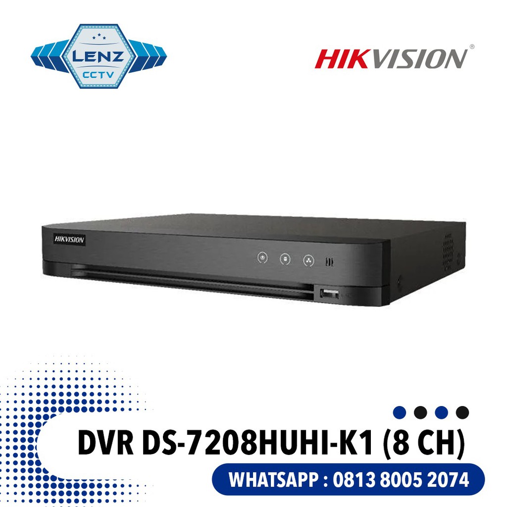DVR HIKVISION 8Channel - DS-7208HUHI-K1