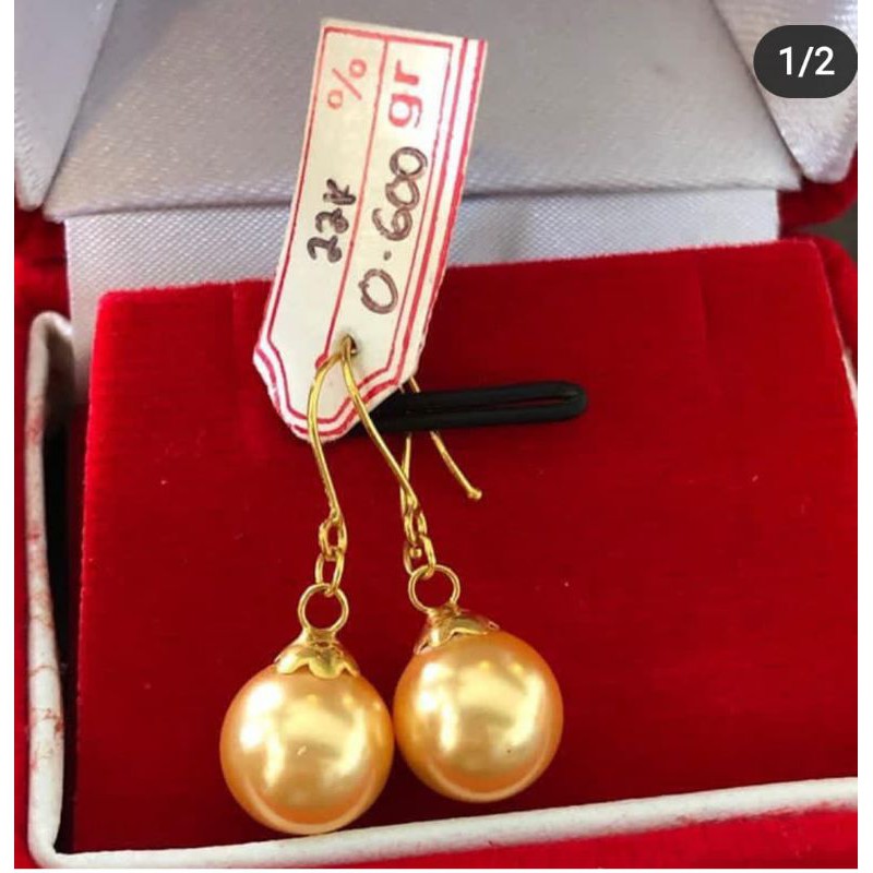 Aksesoris Anting Mutiara Gold