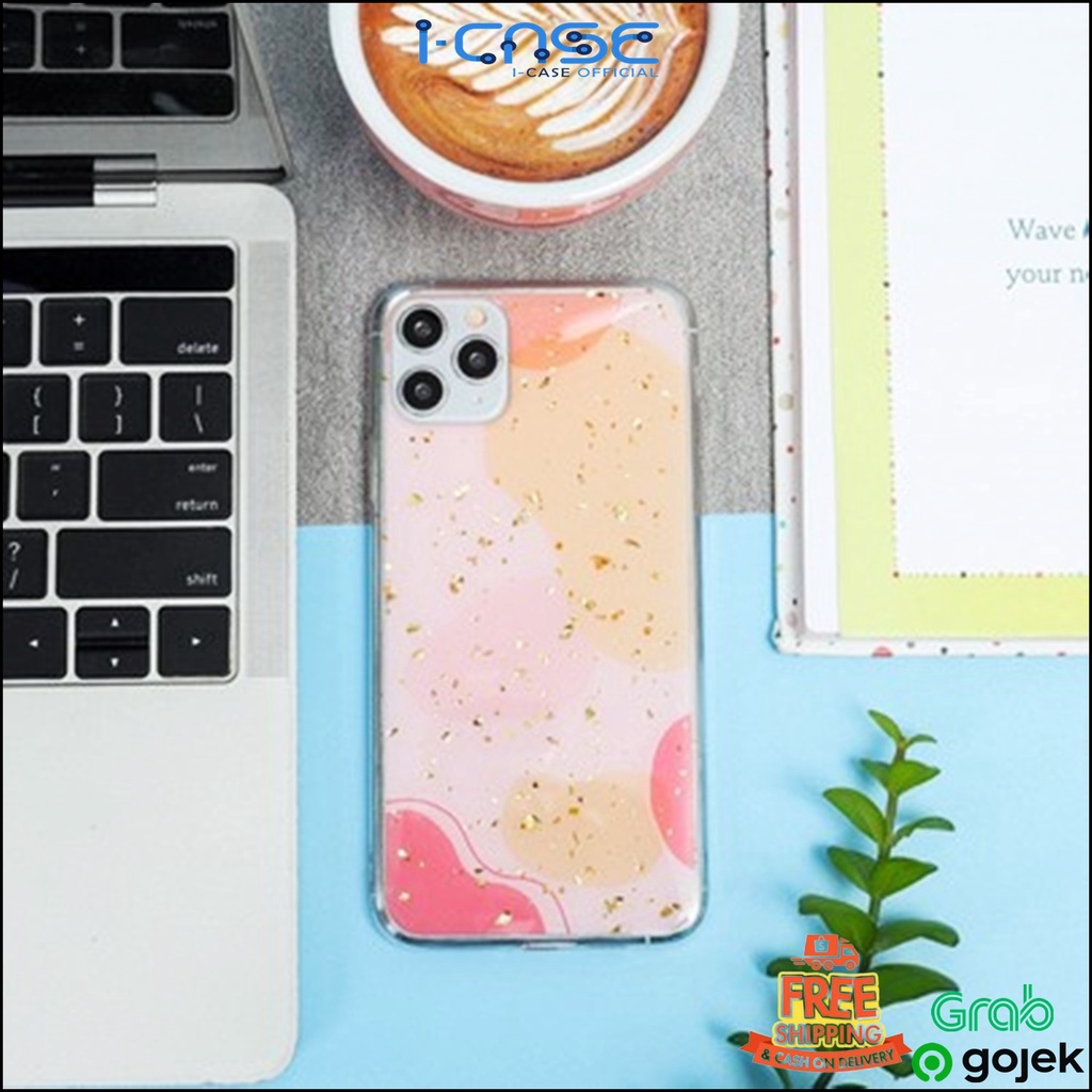 soft case Vivo Y30 Y50 Y71 Y81 Y91 Y93 Y95 Y12 Y15 Y17 Glitter Foil