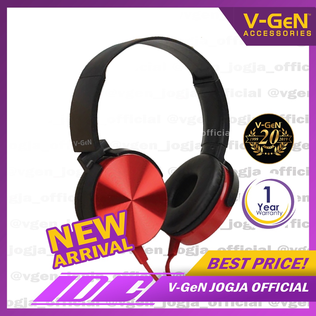 Headset V-GeN VHD1-08 Extra Bass VGEN