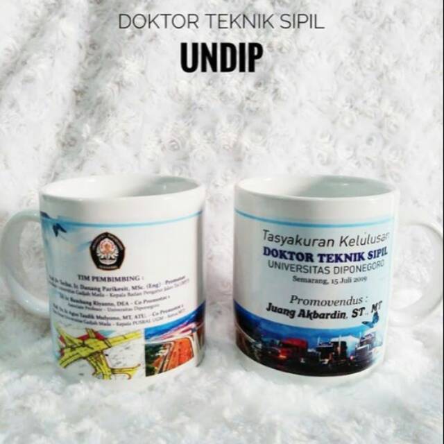 MUG GELAS CUSTOM BISA SATUAN