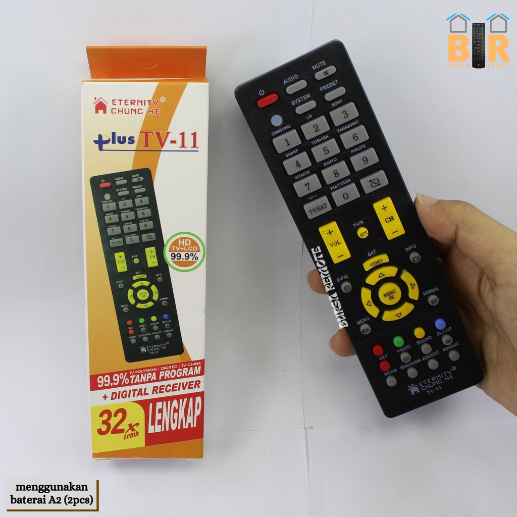 Remot Remote TV MULTI LCD LED HD RECEIVER PARABOLA Chung HE Series