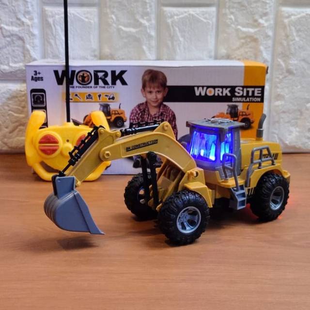 Rc Truck Excavator Remote Control - Mainan Beko Remot Kontrol Anak