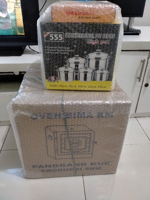 Panci Set Stainless 555 Plus Steamer Kukus